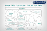 Skyddsfilm - helt set - F750 GS, F800 GS (23-)