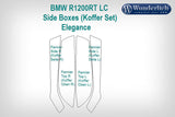 Skyddsfilm - sidoväskor med kromlist - R1250 RT, R1200 RT LC