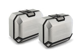 Sidoväskor X-CASE X36 - aluminium - 2x36 liter - med kodbara lås