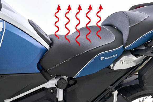 Sadel med värme - förare - R1250 GS/GSA - Trophy Edition - om MED oem värme