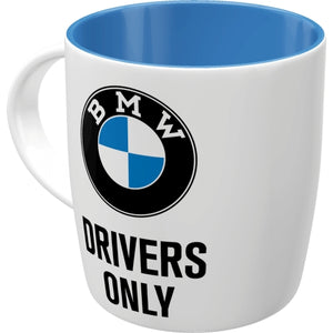 Mugg "BMW DRIVERS ONLY" - porslin