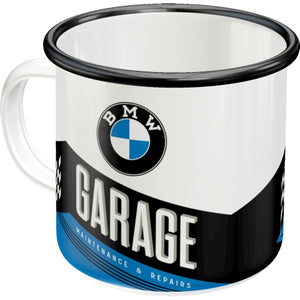 Mugg "BMW GARAGE" - plåt