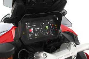 Bländskydd till TFT-display - Multistrada V4 S, Pikes Peak, Rally